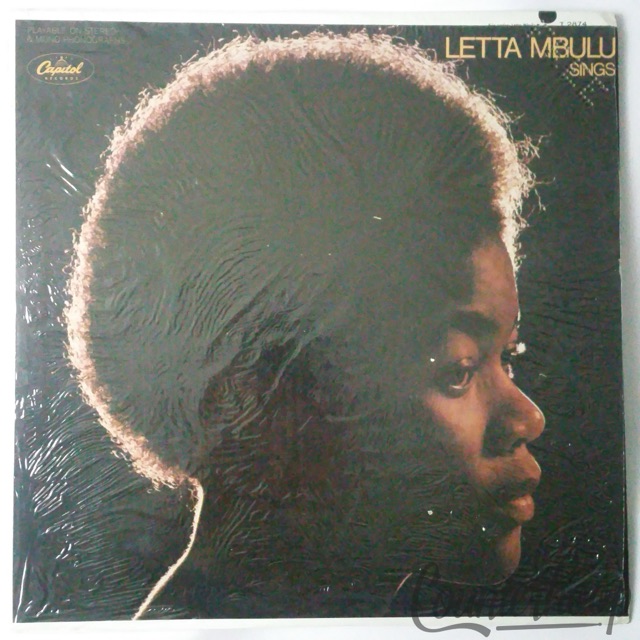Letta Mbulu Sings 1967 NM Mono Capitol Records – T 2874 David Axelrod H.B.Barnum — main photograph