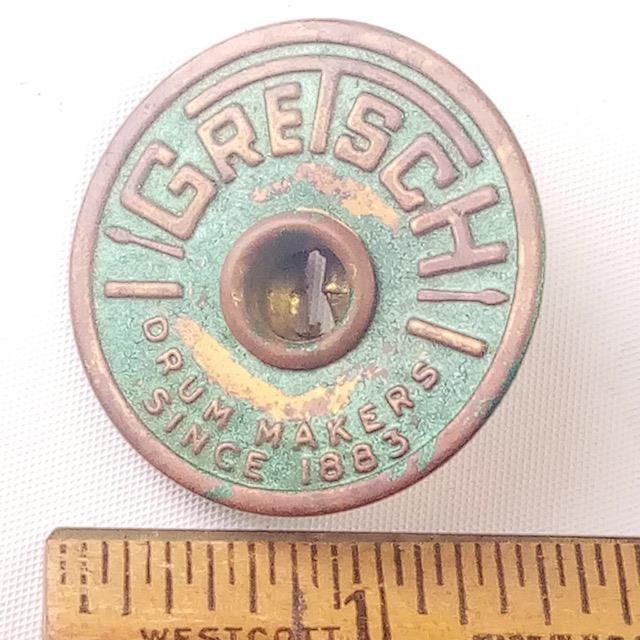 Gretsch 60s Snare Drum Round Badge Thick Sticks Vintage Renown Brooklyn +Grommet — main photograph
