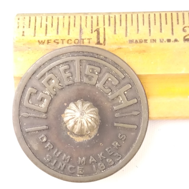 Gretsch 60s Thick Sticks Tacked Floor/Rack Tom Drum Round Badge Renown Brooklyn — main photograph