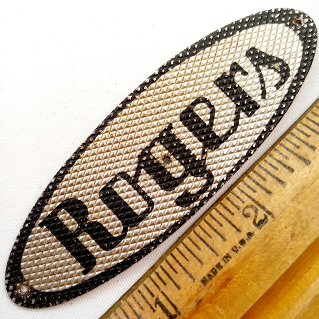 Rogers Classmate/Banner Model Badge Snare Drum Tag Cleveland, OH USA Vintage 60s — main photograph