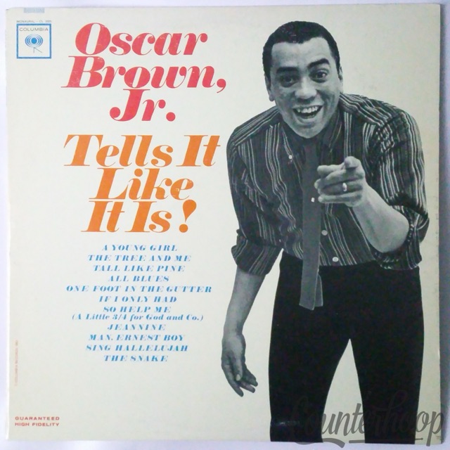 Oscar Brown Jr. – Tells It Like It Is! 1963 NM Mono Columbia-CL2025 Floyd Morris — main photograph