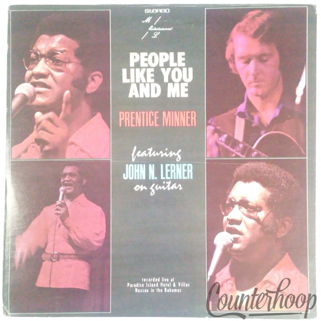 Prentice Minner ft John N. Lerner-People Like You And Me M/L Entertainment NM — main photograph