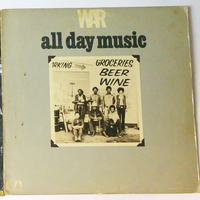 War ‎– All Day Music 1971 VG- United Artists Records ‎– UAS5546 Jerry Goldstein — main photograph