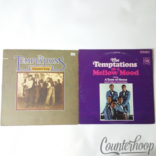 The Temptations 2LP VG++ In A Mellow Mood 1967/House Party 1975 Gordy H.B.Barnum — main photograph