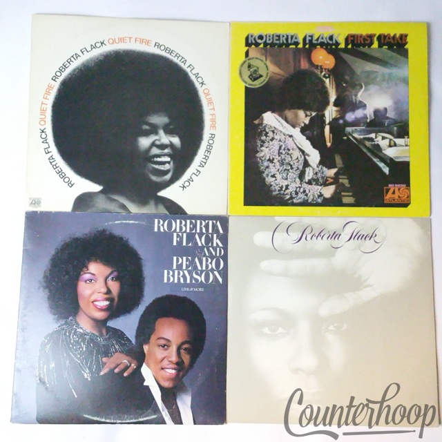 4LP Roberta Flack&Peabo Bryson-Live/ST/First Take/Quiet Fire Les McCann Atlantic — main photograph