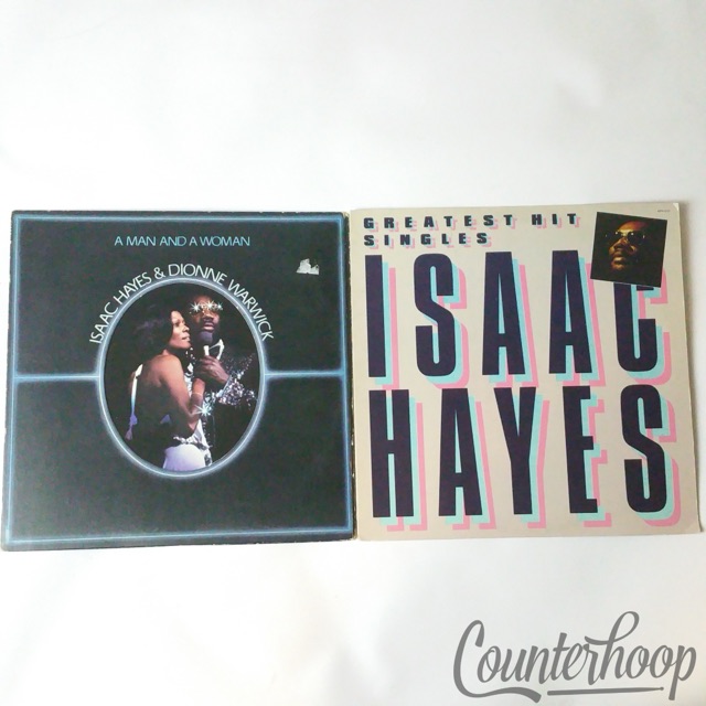 Isaac Hayes & Dionne Warwick– A Man And A Woman-EX/Greatest Hit Singles-Stax-VG+ — main photograph
