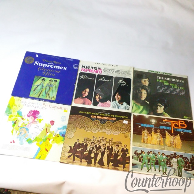 6x Supremes Diana Ross And Greatest/More Hits/Where Did/Temptations/Broadway/TCB — main photograph
