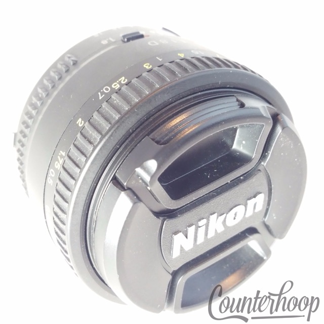 Nikon AF NIKKOR 50mm f/1.8D Standard Lens Black Autofocus Photo Camera Lense* — main photograph