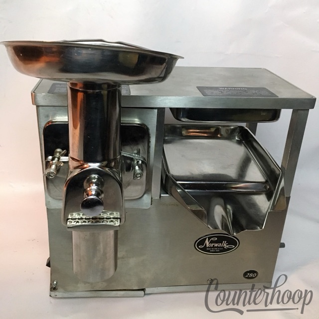 Norwalk 280 Commercial Juicer+Pneumatic Press Stainless Steel Food Factory Works — main photograph