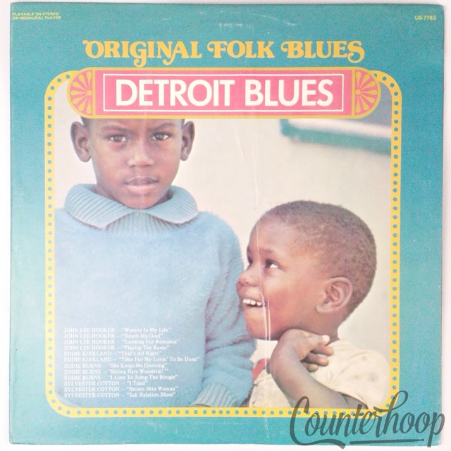 Various– Detroit Blues-EXC John Lee Hooker/Eddie Kirkland/Burns/Sylvester Cotton — main photograph
