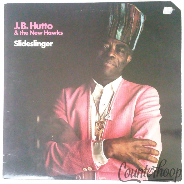 J.B. Hutto & The New Hawks – Slideslinger 1983 NM Varrick Records– 003 New Hawks — main photograph