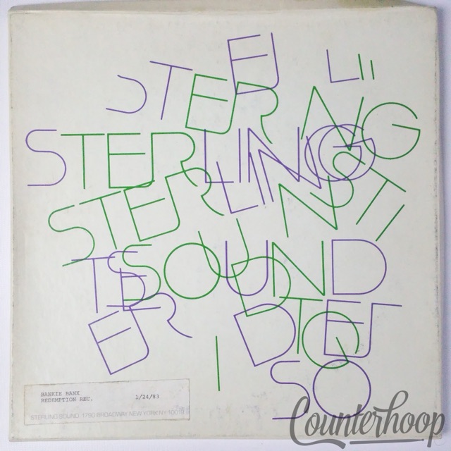 Bankie Banx "Remember Bob"Marley Reggae 12"VG+ Sterling Sound Acetate 1983 Rare — main photograph