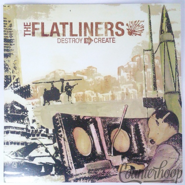 The Flatliners – Destroy To Create 2012 Fat Wreck Chords– FAT799-1 Punk,Ska,Rock — main photograph