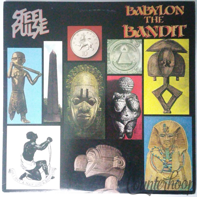 Steel Pulse–Babylon The Bandit'85 EX Elektra Godwin Logie/Ian Ritchie/Mark Stent — main photograph