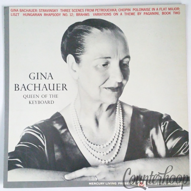 Gina Bachauer – Queen of the Keyboard NM Mono Mercury Living Presence – MG50349 — main photograph