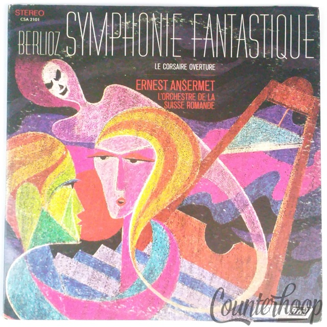 Berlioz/Ansermet-Symphonie Fantastique/Le Corsaire Overture/Rehearsing 2LP EXC — main photograph