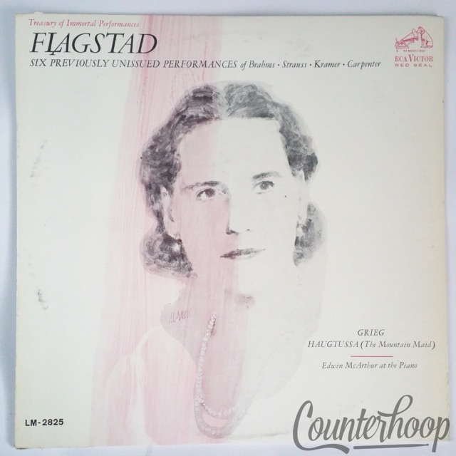Flagstad, Edwin McArthur-Grieg/Brahms/Strauss/Kramer/Carpenter - NM1965 RCA Mono — main photograph