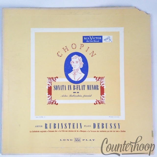 Chopin/Debussy/Artur Rubinstein-Sonata In B-flat Minor, Op35 — main photograph