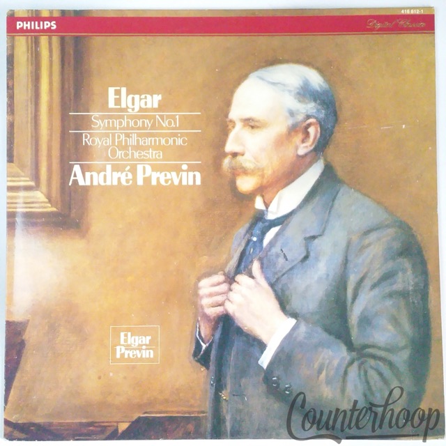 Elgar/Royal Philharmonic Orchestra/André Previn-Symphony No.1 1985 NM Philips — main photograph