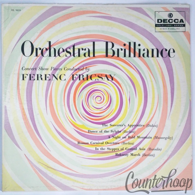 Ferenc Fricsay- Orchestral Brilliance VG RARE Decca DL9859 Sorcerer's Apprentice — main photograph