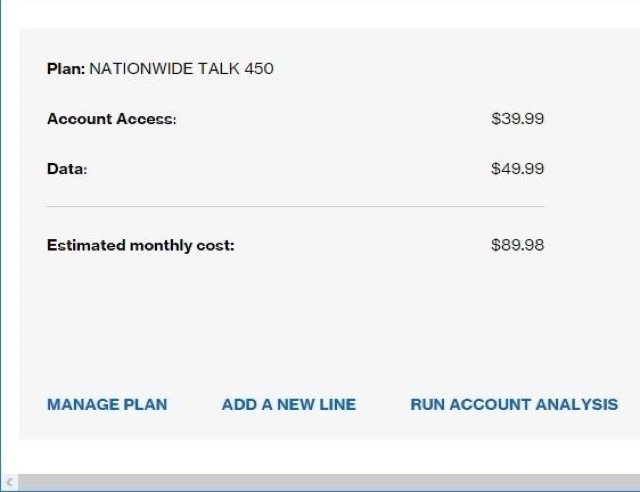 Verizon Unlimited Data Plan4G LTE Grandfathered Cell Phone Internet WIFI Service — main photograph
