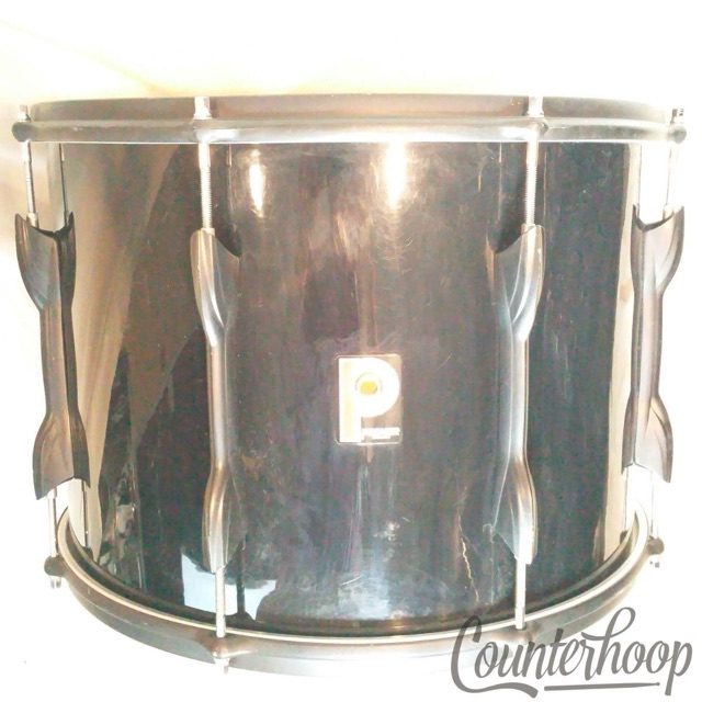 Premier 16x12" Marching Tenor Tom Drum 3ply Birch Die-Cast Rims Vintage 70s* — main photograph