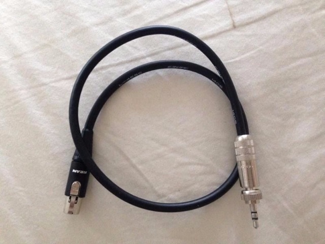Canare Locking TRS to TA3F for Sennheiser Wireless into Sound Devices - Custom — main photograph