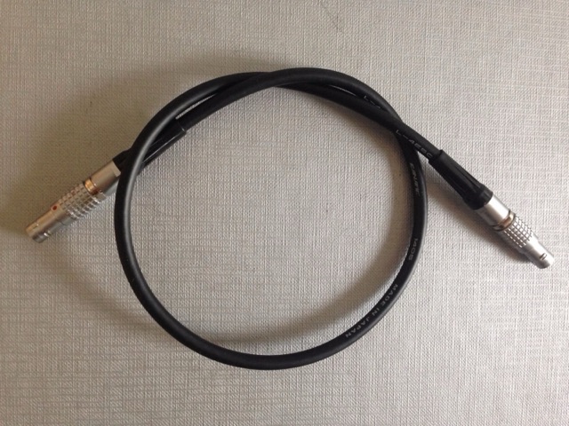 Timecode Cable 5-pin Lemo to 5-pin Lemo, Highest Quality Star Quad Cable — main photograph