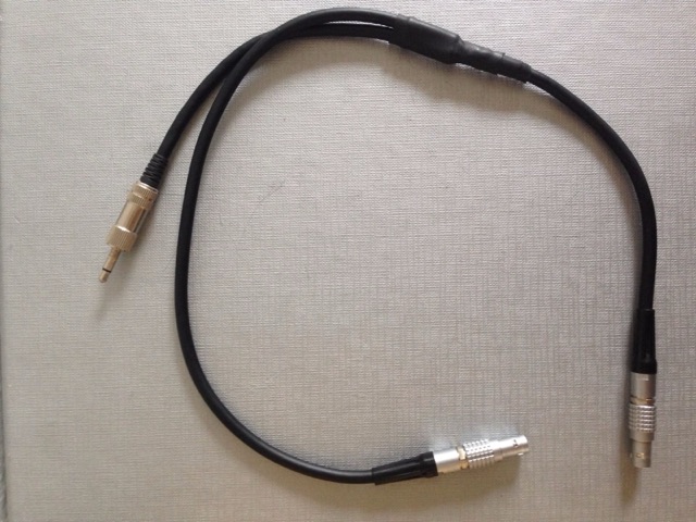 Timecode Cable Location Sound - Lemo 5 pin to Lemo 5 pin and 3.5mm for Denecke — main photograph