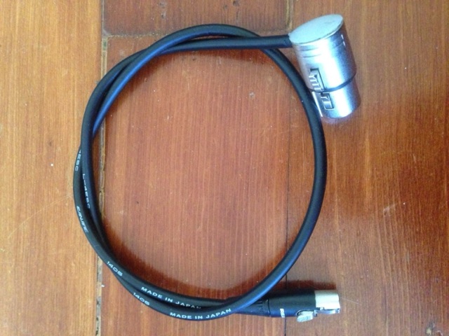 Low Profile Right Angle XLR to to TA3F - Lectrosonics to Sound Devices - 18in — main photograph