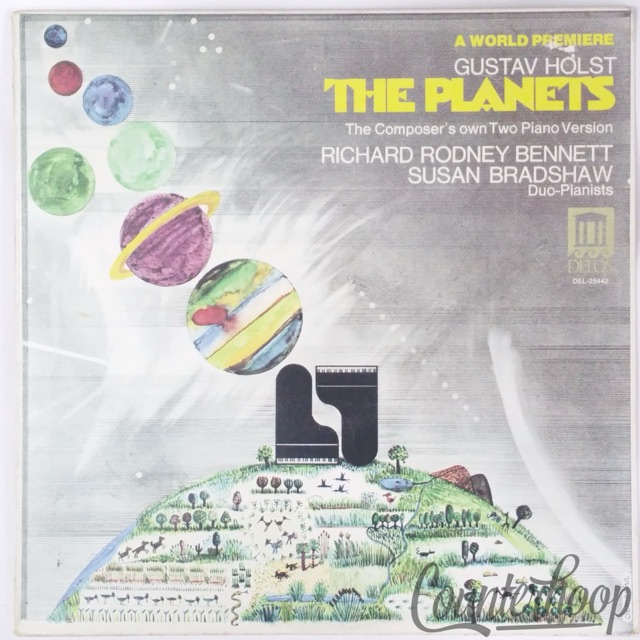 Gustav Holst - Richard Rodney Bennett/Susan Bradshaw – The Planets 1981 NM Delos — main photograph