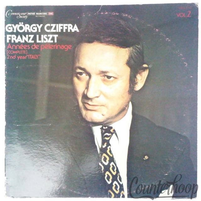 Gyorgy Cziffra-Franz Liszt Annees De Pelerinage (Complete) 2nd Year "Italy" Vol2 — main photograph