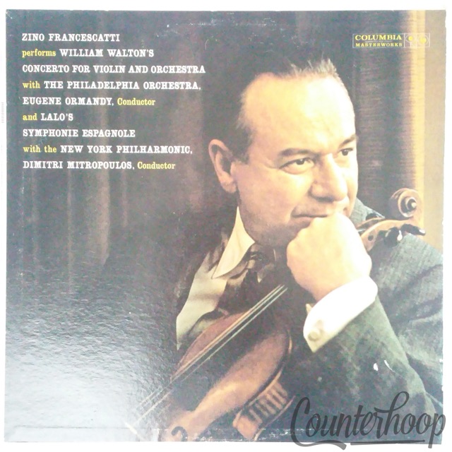 Zino Francescatti/Eugene Ormandy/NY Philharmonic/Mitropoulos-Walton/Lalo'60 Mono — main photograph