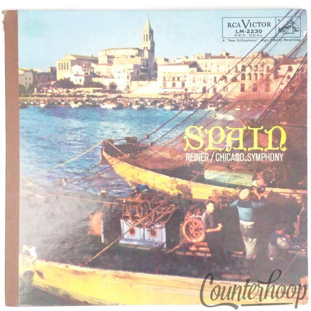 Fritz Reiner/Chicago Symphony – Spain VG+1958 Mono RCA Victor Red Seal – LM-2230 — main photograph