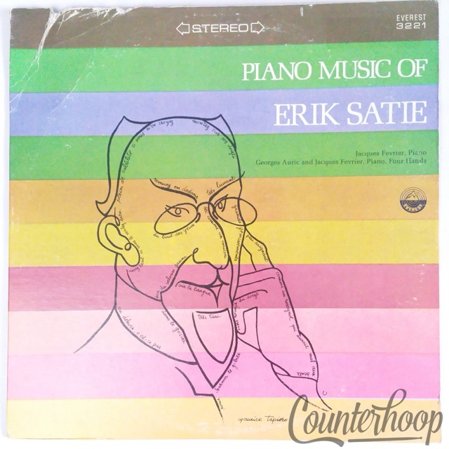 Erik Satie, Jacques Février – Piano Music Of Erik Satie Everest – 3221 1970 NM — main photograph