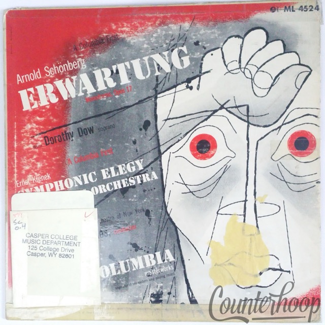 Arnold Schönberg/Dow/Krenek/Mitropoulos-Erwartung/Symphonic Elegy For String — main photograph