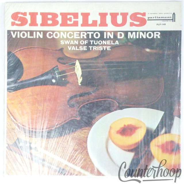 Sibelius-Violin Concerto In D Minor/Swan Of Tuonela/Valse Triste 1961 Mono VG+ — main photograph