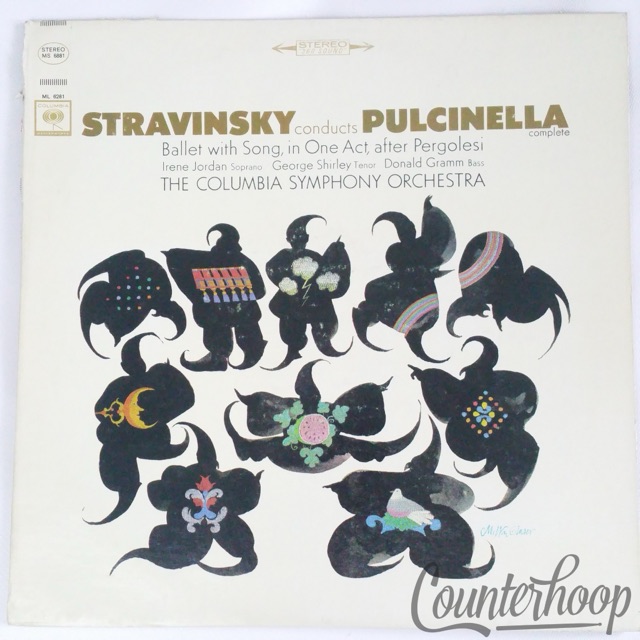 Stravinsky Conducts Pulcinella (Complete) 1966 EXC Columbia Masterworks-MS 6881 — main photograph