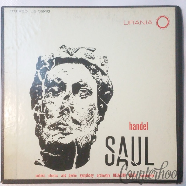Handel – Saul 2LP Box Set Urania Records-US 5240-2 Stereo — main photograph