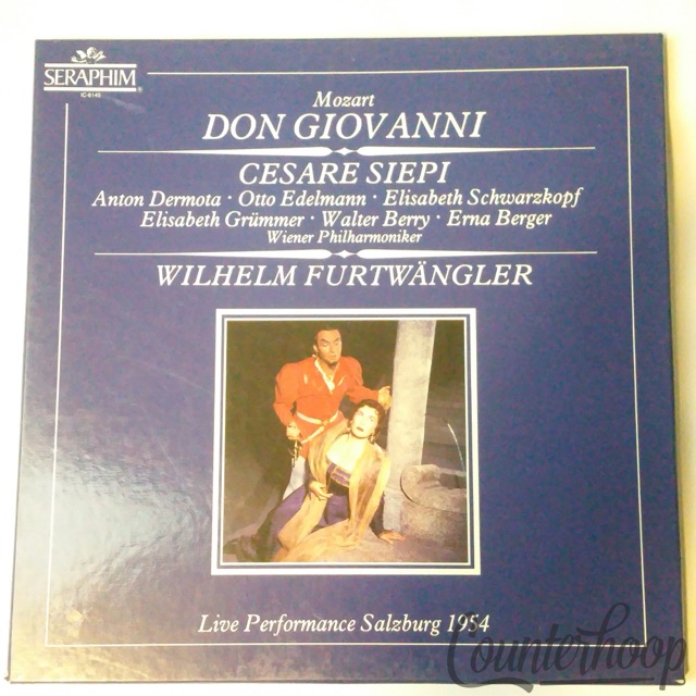 Mozart - Don Giovanni-Live Performance Salzburg 1954 3LP Box Set Seraphim IC6145 — main photograph