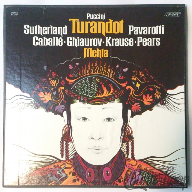 Puccini/Sutherland/Pavarotti/Caballé/Ghiaurov/Krause/Pears/Mehta-Turandot'73 3LP — main photograph