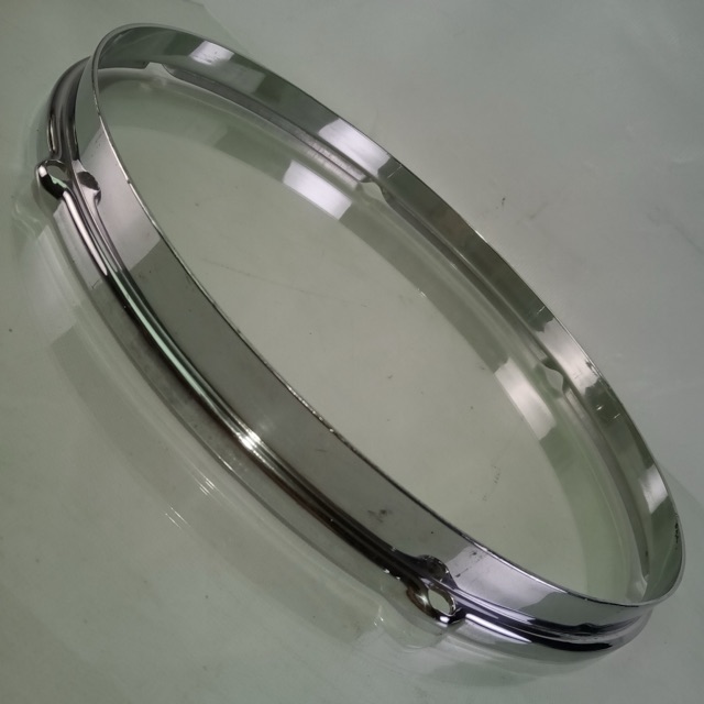 Slingerland13"BRASS COB Tom Drum Rim/Hoop Stick-Chopper Double-Flange Radio King — main photograph