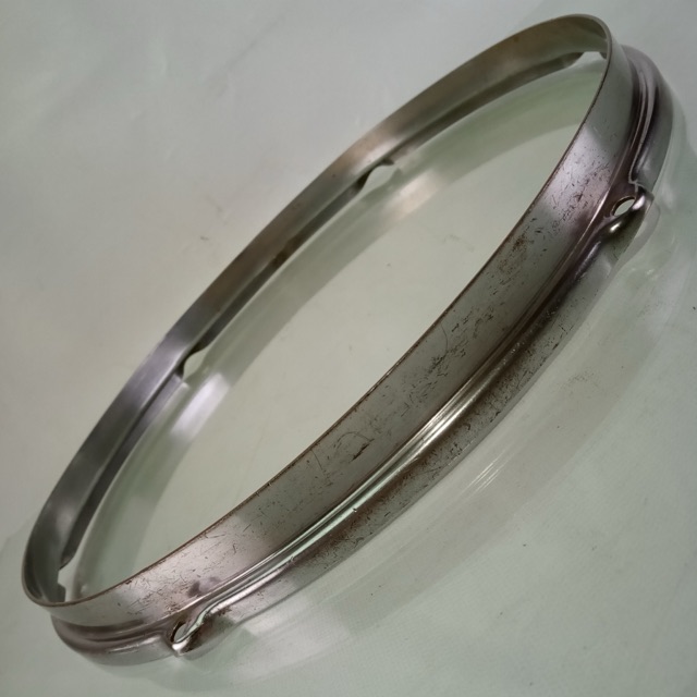Gretsch 13"BRASS Broadkaster Stick-Chopper COB Tom Drum Rim/Hoop Double-Flange50 — main photograph