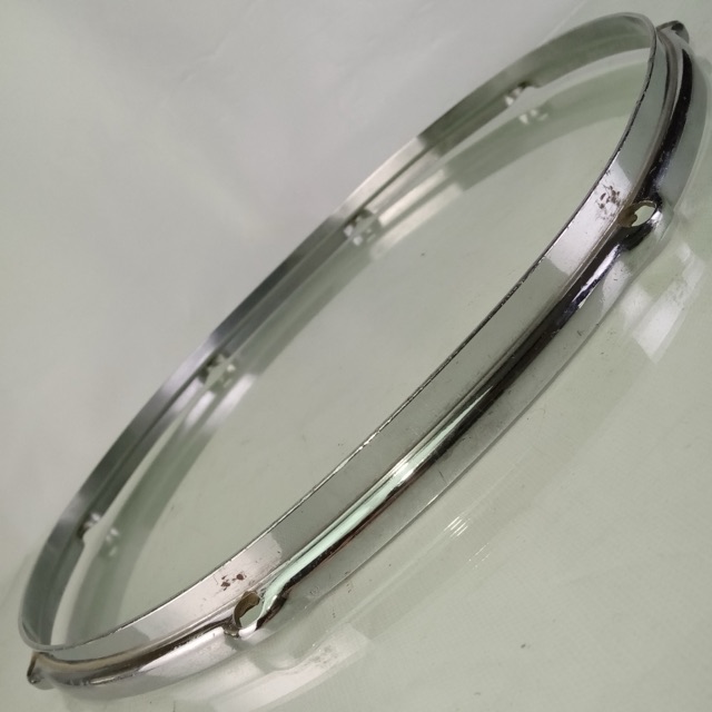 Slingerland 14"Chrome Stick-Chopper 8Lug Snare Drum/Floor Tom Rim/Hoop 15/16"COB — main photograph