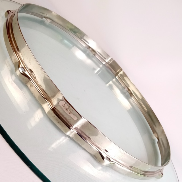 Leedy 15"Stick-Chopper Nickel-Brass NOB Broadway Snare Drum Resonant Rim/Hoop20s — main photograph