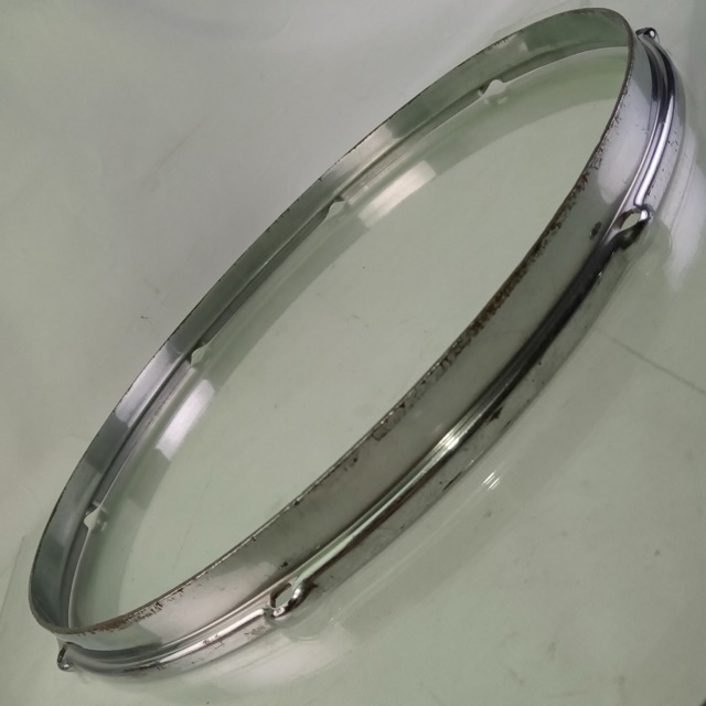 Slingerland 16"COB Stick-Chopper Radio King Floor Tom Drum Chrome-BRASS Rim/Hoop — main photograph