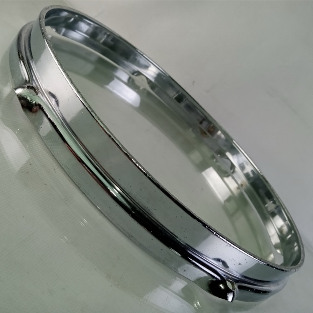 Yamaha 12" Aluminum 6Lug Power Hoop Tom Drum Batter Rim Maple Custom Mark1 Japan — main photograph
