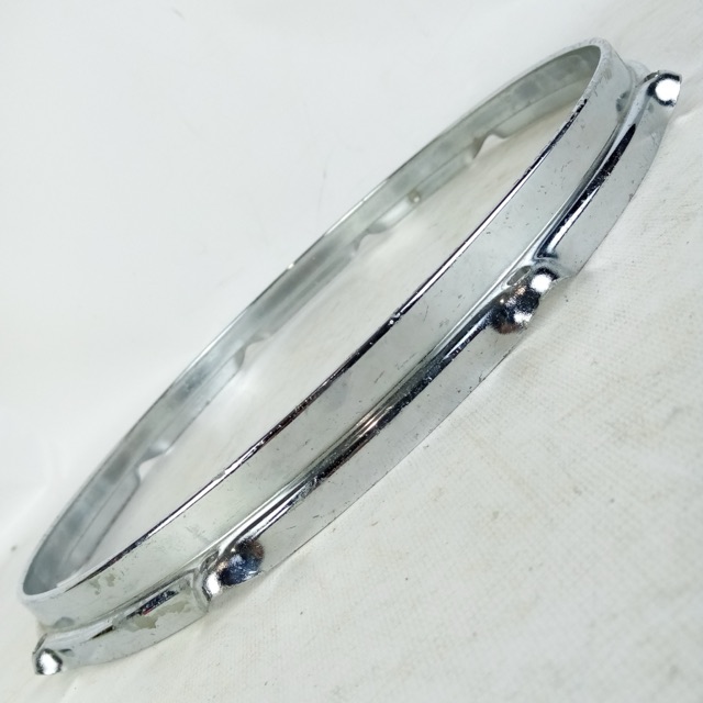 Yamaha 14"Aluminum 10Lug Power Hoop Snare Drum Batter Rim Maple Custom Mark1 80s — main photograph