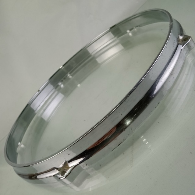 Gretsch 12" Die-Cast 5-Lug Tom Drum Batter Rim/Hoop Chrome Vintage 60s-70s Rack — main photograph