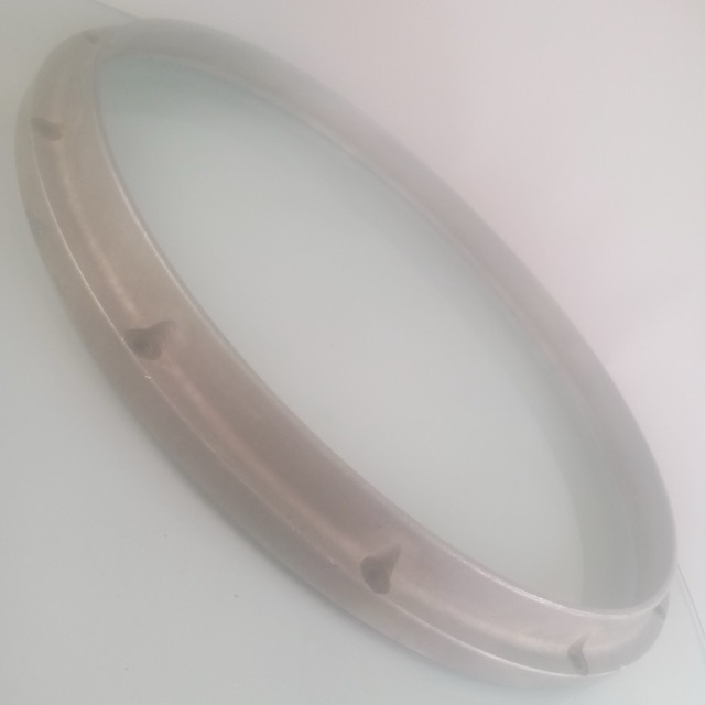 Pearl 14"12-Lug Die-Cast Championship FFX Snare Drum Batter Rim/Hoop Aluminum'01 — main photograph